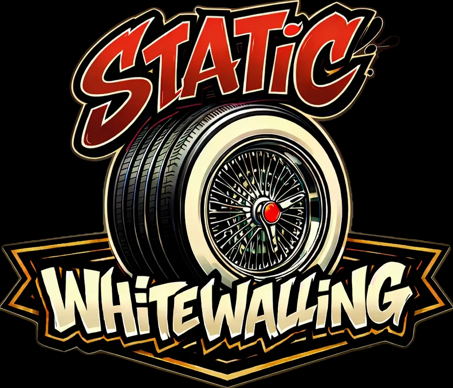 STATIC WHITEWALLING LOGO STICKER