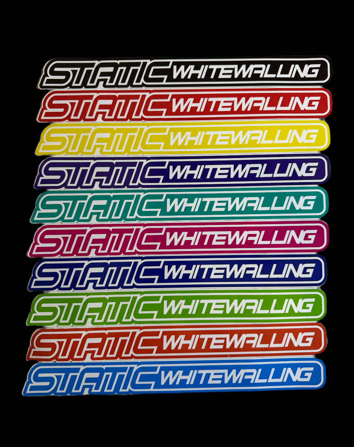 STATIC WHITEWALLING STICKER